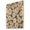Designart - Abundance of White Daisy Flowers - Traditional Print on Natural Pine Wood